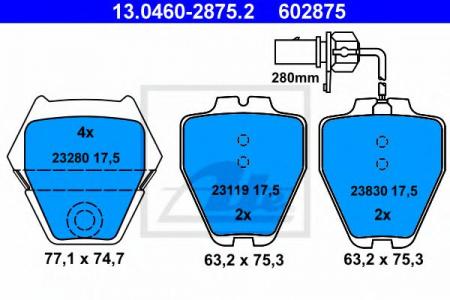    , AUDI: A4 S4 QUATTRO 94-01, A4 AVANT S4 QUATTRO 94-01, A6 2.7 T/2.7 T QUATTRO/4.2 QUATTRO/S6 QUATTRO 97-05, A6 AVANT 2.7 T/2.7 T QUATTRO/4.2 13.0460-2875.2