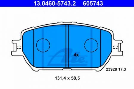    , TOYOTA: CAMRY 2.0 VVTI/2.4 VVT-I/3.0/3.0 V6 01-06 13.0460-5743.2