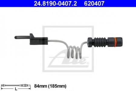 ДАТЧИК ИЗНОСА ТОРМОЗНЫХ КОЛОДОК MERCEDES-BENZ - G-CLASS (W461) - G 280 CDI MERCEDES-BENZ - V-CLASS (638/2) - V 200 CDI (638.294) , ЗАДНИЙ 24.8190-0407.2
