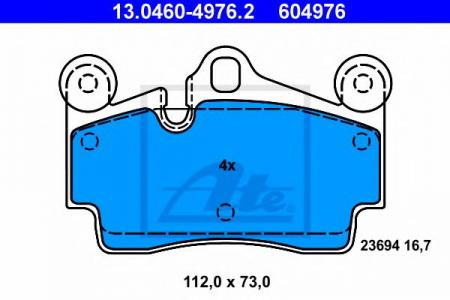    , AUDI: Q7 3.0 TDI/3.0 TFSI/3.6 FSI/4.2 FSI/4.2 TDI/6.0 TDI 06-  PORSCHE: CAYENNE 3.2/3.6/GTS 4.8/S 4.5/S 4.8/TURBO 4.5/TURBO S 4.8 02-  VW: T 13.0460-4976.2