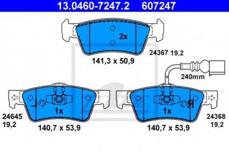  VW TOUAREG 3.0-6.0/2.5-5.0TDI 02-  13.0460-7247.2
