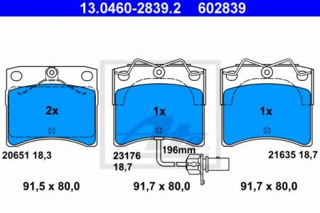     AUDI/VW 13.0460-2839.2