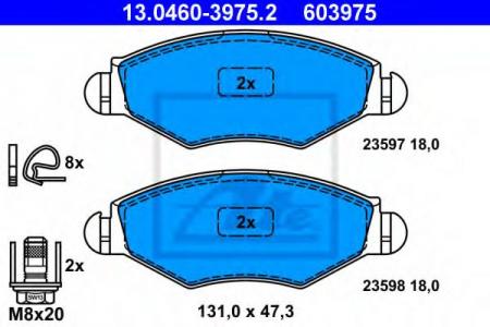    , PEUGEOT: 206 SW 1.1/1.4/1.4 HDI 02-, 206    1.1/1.1 I/1.4 HDI/1.4 HDI ECO 70/1.4 I/1.6 I/1.9 D 98-, 206  1.4/1.4 HD 13.0460-3975.2
