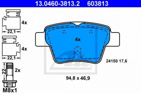    , CITROEN: C4 1.4 16V/1.6 16V/1.6 16V BIO-FLEX/1.6 HDI/1.6 THP 140/1.6 THP 150/1.6 VTI 120/2.0 16V/2.0 HDI 04-, C4  1.4 16V/1.6 16V/1.6 HDI/ 13.0460-3813.2