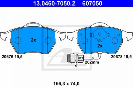    , AUDI: 100 2.0/2.0 E/2.0 E 16V/2.0 E 16V QUATTRO/2.0 E QUATTRO/2.3 E/2.3 E QUATTRO/2.4 D/2.5 TDI/2.6/2.6 QUATTRO/2.8 E/2.8 E QUATTRO 90-94, 1 13.0460-7050.2