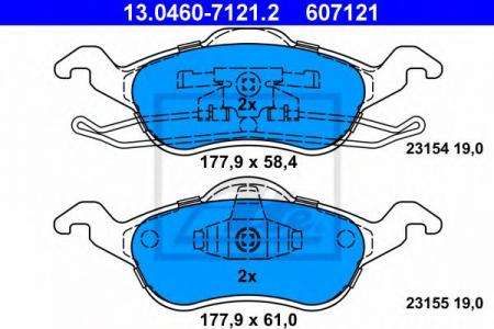    , FORD: FOCUS 1.4 16V/1.6 16V/1.8 16V/1.8 DI/ TDDI/1.8 TDCI/1.8 TURBO DI/ TDDI/2.0 16V 98-05, FOCUS  1.4 16V/1.6 16V/1.8 16V/1.8 TDCI/1.8 13.0460-7121.2