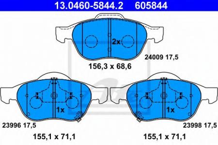  TOY AVENSIS 1.6/1.8/2.0TD/D-4D 99-  13.0460-5844.2