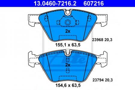    , BMW: 1 120 D/120 I 04-12, 1 120 D/120 I 03-12, 1  120 D/120 I/125 I 08-, 1  120 D/120 I/125 I 07-, 3 316 D/316 I/318 D/318 I/320 D 13.0460-7216.2