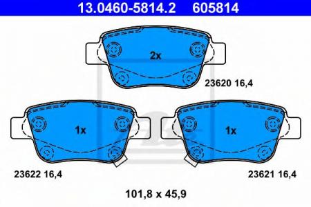    , TOYOTA: AVENSIS 1.6 VVT-I/1.8/2.0/2.0 D-4D/2.2 D-4D/2.2 D-CAT/2.4 03-08, AVENSIS  1.6 VVT-I/1.8/2.0/2.0 D-4D/2.2 D-4D/2.2 D-CAT/2.4 03-08 13.0460-5814.2