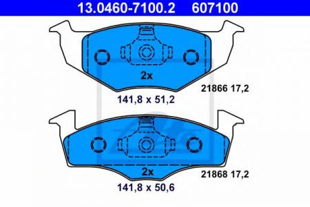    , SEAT: AROSA 1.0/1.4/1.7 SDI 97-04  SKODA: FABIA 1.2/1.2 12V/1.2 TDI/1.2 TSI/1.4/1.4 TDI/1.4 TSI/1.6/1.6 TDI/1.9 TDI 06-, FABIA 1.0/1.2/1.4/ 13.0460-7100.2
