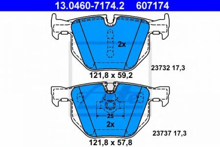    , BMW: 5 520 D/520 I/523 I/525 D/525 D XDRIVE/525 I/525 I XDRIVE/525 XD/525 XI/530 D/530 D XDRIVE/530 I/530 I XDRIVE/530 XD/530 XI 03-10, 5 TOUR 13.0460-7174.2