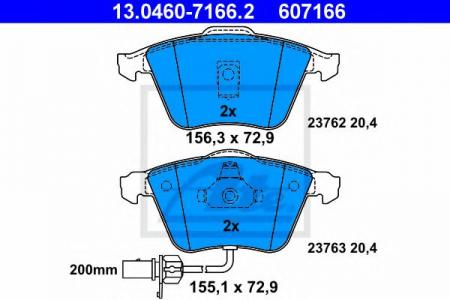    , AUDI: A6 1.8 T QUATTRO/2.4 QUATTRO/2.5 TDI/2.5 TDI QUATTRO/3.0/3.0 QUATTRO 97-05, A6 AVANT 1.8 T QUATTRO/2.4 QUATTRO/2.5 TDI/2.5 TDI QUATTRO 13.0460-7166.2