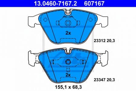    , BMW: 1  M 07-, 3 M3 4.0 05-11, 3  M3 06-, 3  M/M GTS 06-, 5 520 D/520 I/523 I/525 D/525 D XDRIVE/525 I/525 I XDRIVE/525 XD/525 13.0460-7167.2
