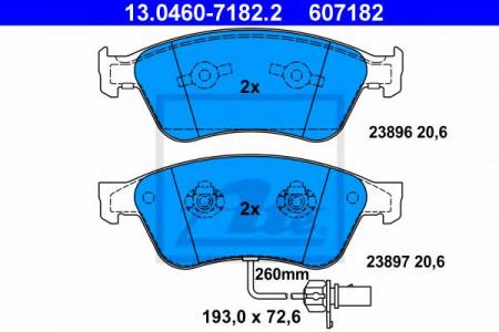    , AUDI: A6 S6 QUATTRO 04-11, A6 AVANT S6 QUATTRO 05-11, A8 2.8 FSI/3.0/3.0 TDI QUATTRO/3.2 FSI/3.2 FSI QUATTRO/3.7 QUATTRO/4.0 TDI QUATTRO/4.2 13.0460-7182.2