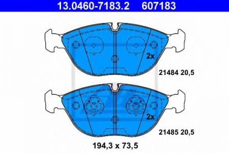    , AUDI: A4 AVANT RS4 QUATTRO 94-01, A8 6.0 W12 QUATTRO 94-02, TT 3.2 VR6 QUATTRO 98-06, TT ROADSTER 3.2 VR6 QUATTRO 99-06  BENTLEY: ARNAGE 4. 13.0460-7183.2