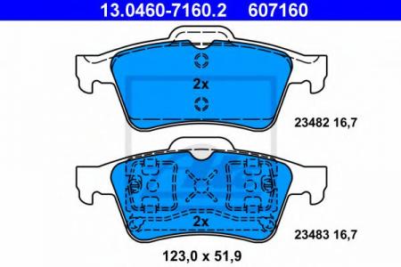    , FORD: TOURNEO CONNECT 1.8 16V/1.8 DI/1.8 TDCI/1.8 TURBO DI 02-, TRANSIT CONNECT 1.8 16V/1.8 DI/1.8 TDCI 02- 13.0460-7160.2