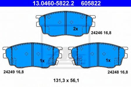    , MAZDA: 6 1.8 02-07, 6 HATCHBACK 1.8 02-07 13.0460-5822.2