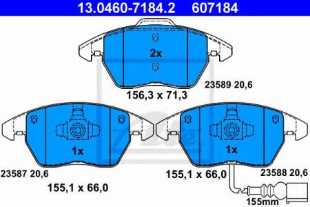    , AUDI: A1 1.2 TFSI/1.4 TFSI/1.6 TDI/2.0 TDI/2.0 TFSI QUATTRO 10-, A1 SPORTBACK 1.2 TFSI/1.4 TFSI/1.6 TDI/2.0 TDI 11-, A3 1.2 TSI/1.4 TFSI/1.6 13.0460-7184.2