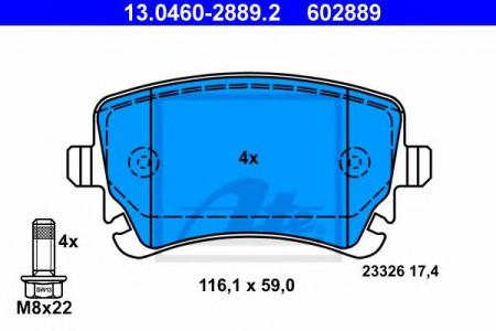    , AUDI: A4 S4 QUATTRO 04-08, A4 AVANT S4 QUATTRO 04-08, A6 RS6 QUATTRO 97-05, A6 AVANT RS6 PLUS QUATTRO/RS6 QUATTRO 97-05, A8 2.8 FSI/3.0/3.0 TD 13.0460-2889.2