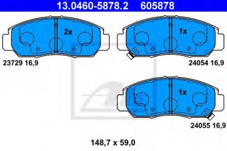    , HONDA: CIVIC VII HATCHBACK 1.7 CTDI/2.0 I SPORT 99-06, CIVIC VII  1.4/1.6/2.0 00-06, CIVIC VIII HATCHBACK 1.6 05-, CIVIC VIII  1.6 13.0460-5878.2