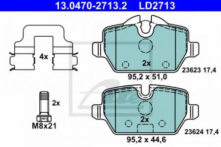    , CERAMIC, BMW: 1 116 D/116 I/118 D/118 I/120 I 04-12, 1 116 D/116 I/118 D/118 I/120 I 03-12, 3 316 D/316 I/318 D/318 I/320 I 05-11, 3  316 I 13.0470-2713.2