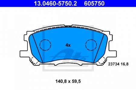    , LEXUS: RX 3.3/3.3 AWD/300/350/350 AWD/400H/400H AWD 03-08 13.0460-5750.2