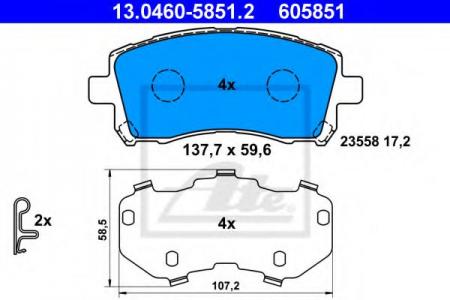    , SUBARU: FORESTER 2.0/2.0 S TURBO 97-02, IMPREZA    2.5 4WD 02-07, IMPREZA  2.0 TURBO 4WD 93-00, IMPREZA  2.0 TU 13.0460-5851.2