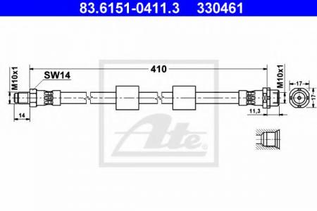   BMW - 5 (E39) - 525 I ,  83.6151-0411.3