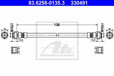    SKODA OCTAVIA 1, 4-2, 0 09/96-> 83.6258-0135.3