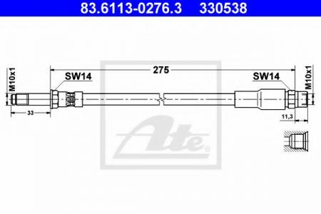   BMW - 5 (E39) - 523 I ,  83.6113-0276.3