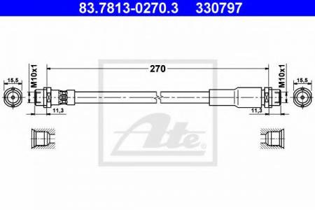    AUDI 100 [4A / C4] 12 / 90-06 / 94, A6 06 / 94-02 / 97 83.7813-0270.3