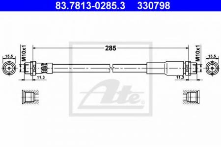    AUDI 80[B3] 1.6-2.0/2.0Q , 80[B4] ALL , 90[B3] EXC.2.0-20VQ 83.7813-0285.3