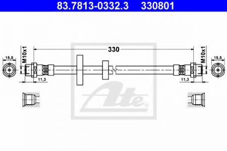    VW T4 7 / 90-4 / 03; 83.7813-0332.3