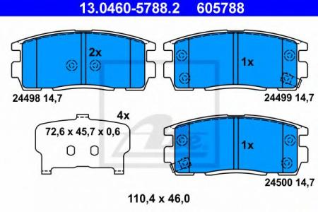    , CHEVROLET: CAPTIVA 2.0 D/2.0 D 4WD/2.2 D/2.2 D 4WD/2.4/2.4 4WD/2.4 LPG/2.4 LPG 4WD/3.0 4WD/3.2 4WD 06-  OPEL: ANTARA 2.0 CDTI/2.0 CDTI 4X4/2. 13.0460-5788.2