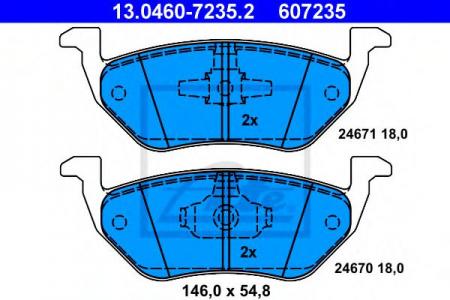    , FORD: MAVERICK 2.0 16V/2.3 16V/3.0 V6 24V 01-  MAZDA: TRIBUTE 2.3 AWD/3.0 V6 AWD 00-08 13.0460-7235.2