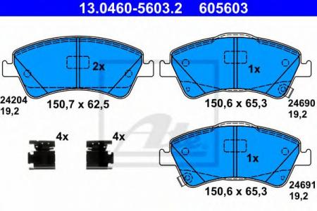    , TOYOTA: AURIS 2.0 D-4D/2.2 D 06-, AURIS 2.0 D-4D 12-, AURIS TOURING SPORTS 2.0 D-4D 13-, AVENSIS  1.6/1.8/2.0/2.0 D-4D 09-, AVENSIS  13046056032