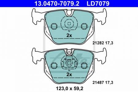  BMW E38/E46/X5  (CERAMIC) 13.0470-7079.2