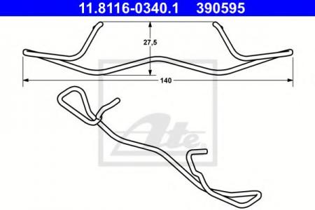     AUDI: A3 1.2 TFSI/1.4 TFSI/1.6 TDI/1.8 TFSI/1.8 TFSI QUATTRO/2.0 TDI/2.0 TDI QUATTRO/S3 QUATTRO 12-, C70 II 2.0 D/2.4/2.4 I/D3/D4/D5/T5 06-, S40 II 1. 11.8116-0340.1