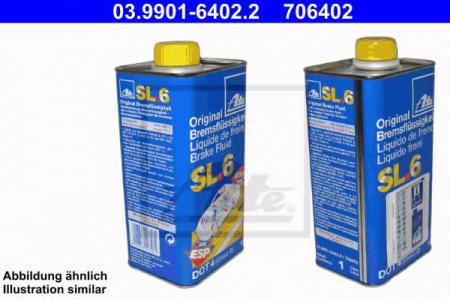 ЖИДКОСТЬ ТОРМОЗНАЯ 1Л - SL.6 DOT 4 03.9901-6402.2