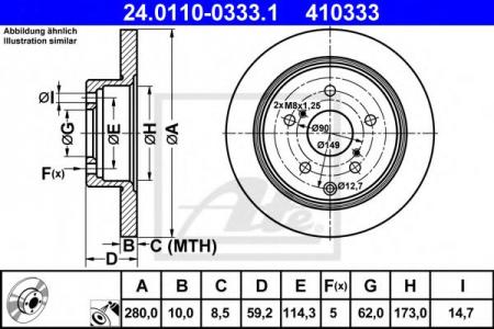   , TOYOTA: AVENSIS 2.2 D-4D/2.2 D-CAT 03-08, AVENSIS  2.2 D-4D/2.2 D-CAT 03-08, AVENSIS  2.2 D-4D/2.2 D-CAT 03-08 24011003331