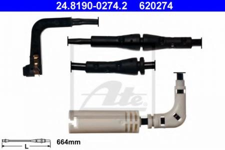 ДАТЧИК ИЗНОСА ТОРМОЗНЫХ КОЛОДОК BMW - 5 (E60) - 523 I BMW - 5 (E60) - 525 I , ЗАДНИЙ 24.8190-0274.2