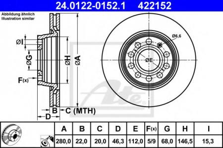   ,AUDI: A4 1.6/1.8/1.8 QUATTRO/1.9 TDI 94-01, A4 1.6/1.8 T/1.8 T QUATTRO/1.9 TDI/1.9 TDI QUATTRO/2.0/2.0 FSI/2.4/2.5 TDI/2.5 TDI QUATTRO/3.0/3.0 QUATTR 24.0122-0152.1