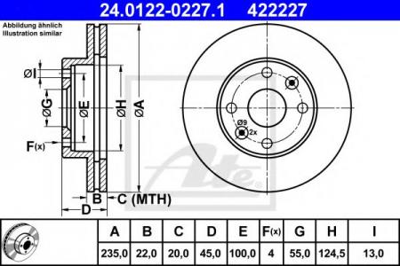   , KIA: RIO 1.3/1.5 16V 00-05, RIO  1.3/1.5 16V 00-05 24.0122-0227.1