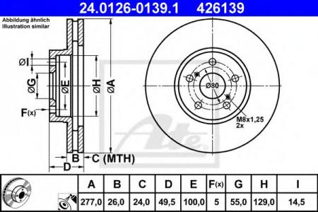   , TOYOTA: AVENSIS 1.6 VVT-I/1.8 03-08, AVENSIS  1.6 VVT-I/1.8 03-08, AVENSIS  1.6 VVT-I/1.8 03-08 24.0126-0139.1