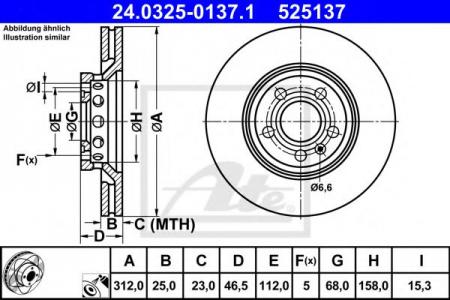   AUDI A4 B6/A6 C5/VW PASSAT B5 97-   PD 31225 24.0325-0137.1