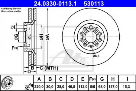   AUDI A4 (S4) QUATTRO/A6 C5 2.7T/3.0   PD 24.0330-0113.1