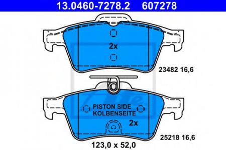    , PEUGEOT: 508 1.6 HDI/1.6 THP/1.6 VTI/2.0 HDI/2.0 HDI AWC/2.2 HDI 10-, 508 SW 1.6 HDI/1.6 THP/1.6 VTI/2.0 HDI/2.2 HDI 10- 13.0460-7278.2