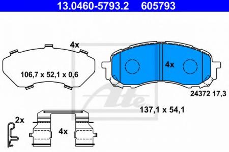 13.0460-5793.2    SUBARU IMPREZA 1.5 / 1.6 AWD 01> 13.0460-5793.2