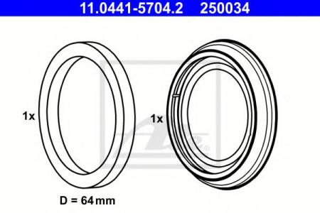      AUDI - A4 (8D2, B5) - 1.8 AUDI - A4 (8E2, B6) - 1.8 T QUATTRO 11.0441-5704.2