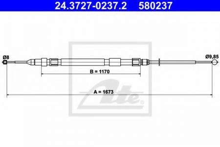   BMW E60/E61 03-  R L=1690MM 24.3727-0237.2
